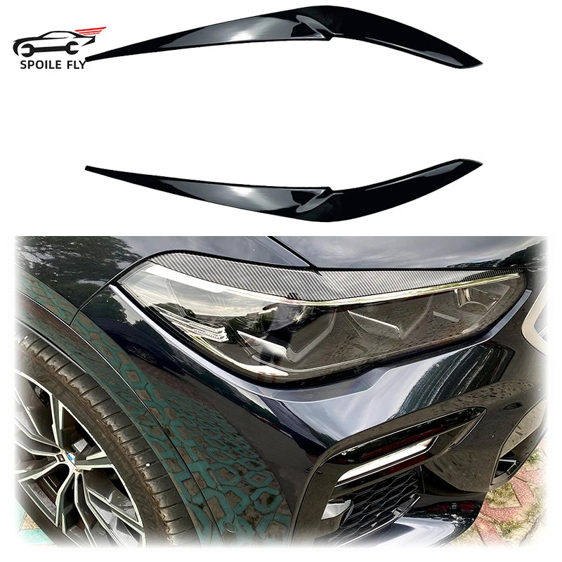 2018 To Up For BMW X5 G05 X6 G06 30i 30d 35i 35d 40i 40d 45e M50i M50d Evil Headlight Eyebrows Eyel