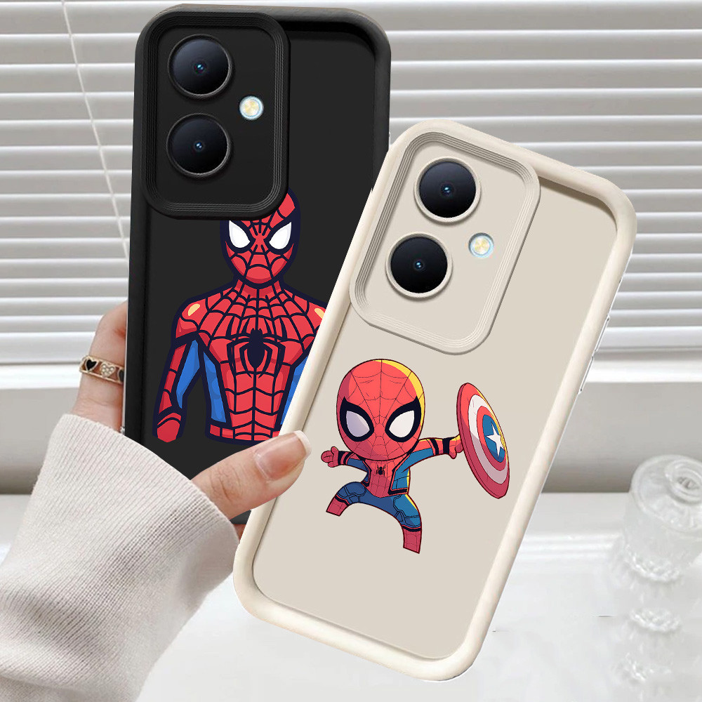 CH34 Spider-Man Soft Casing สําหรับ OPPO Reno 11F 8T 11 Pro 5G เคสป้องกัน