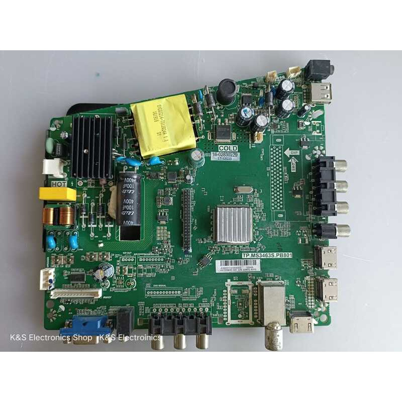เมนบอร์ด PROVISION รุ่น LT-32G33 Part TP.MS3463S.PB801 อะไหล่แท้/มือสอง รับประกันสินค้า 30 วัน