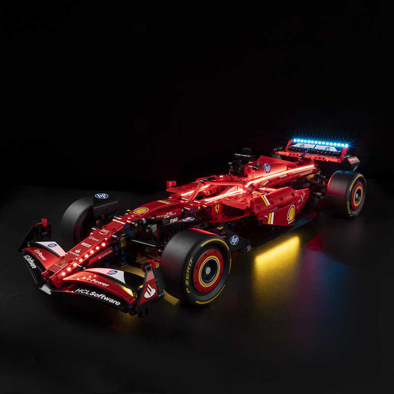 BrickSoul ชุดไฟ LED เหมาะสําหรับ Lego 42207 Ferrari F1 รถแข่งอาคารบล็อกของเล่นแสง