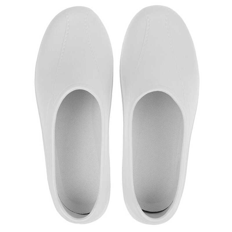 C [Stylish] Men Women Cook Nursing Shoes Ultralite Clogs Strapless 40 White Chef Shoes Work Shoes R