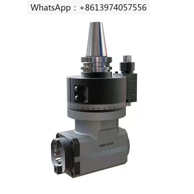 Mechanical tool 90 degree right angle milling head BT30/BT40/BT50 tool holder - ER chuck angle head