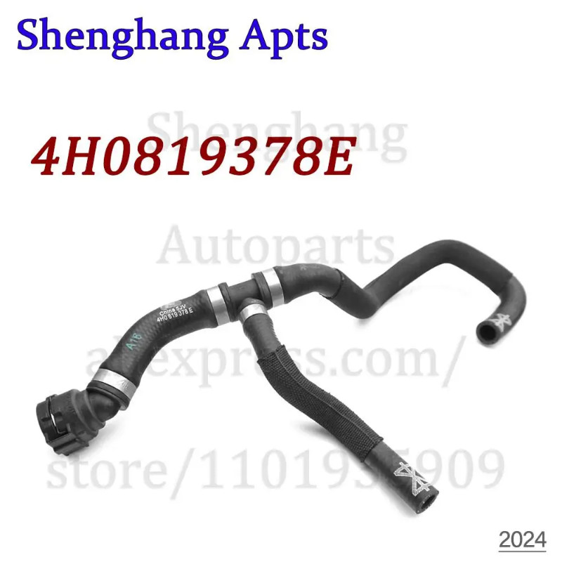 Engine Coolant Hose For Audi A8 D4 S8 Quattro 4H2 4H8 4HC 4HL 3.0L 2010-2013 4H0819378E,4H0-819-378