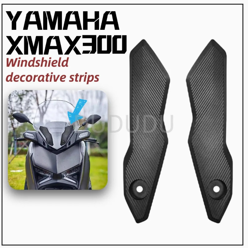 For Yamaha XMAX300 XMAX 300 XMAX-300 2023-2024 Motorcycle windproof decorative strip windshield cov
