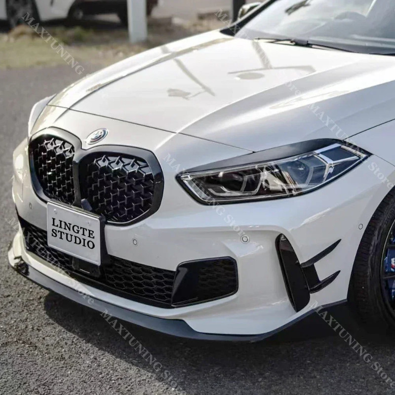 For BMW F40 118i 120d 128ti M135i 2019-2023 Front Headlight Eyebrow Eyelids Bumper Air Vent Cover S