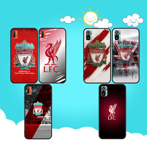 นุ่มสีดํา Samsung Galaxy S7 S7 Edge S8 S8 Plus S9 S9 Plus S10 S10E S25 S25 Ultra Liverpoolเคสโทรศัพท
