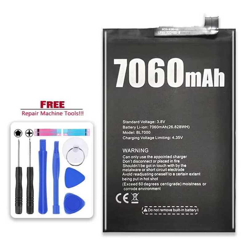 Long Lasting Durable 7060mAh For Doogee BL7000 Mobile Phone Battery