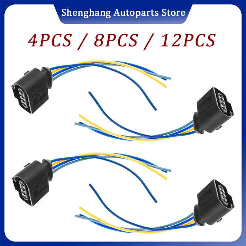 1J0973724 8K0973724 4B0973724 Ignition Coil Plug Harness For Audi A6 A4 VW Passat B5 Polo Bora Sagi
