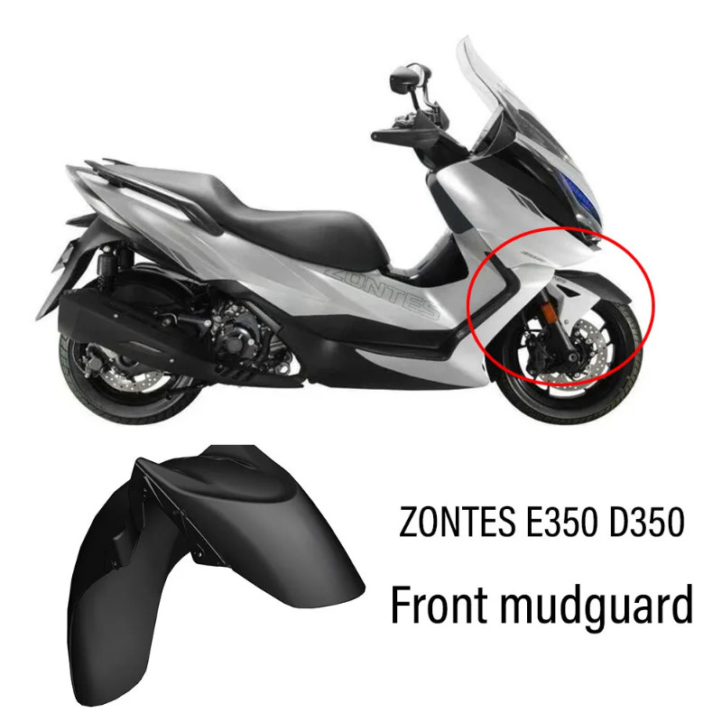 New Fit ZONTES E350 D350 350E 350D 350 D /  E Motorcycle Front Fender Cover Mudguard Extension Spla