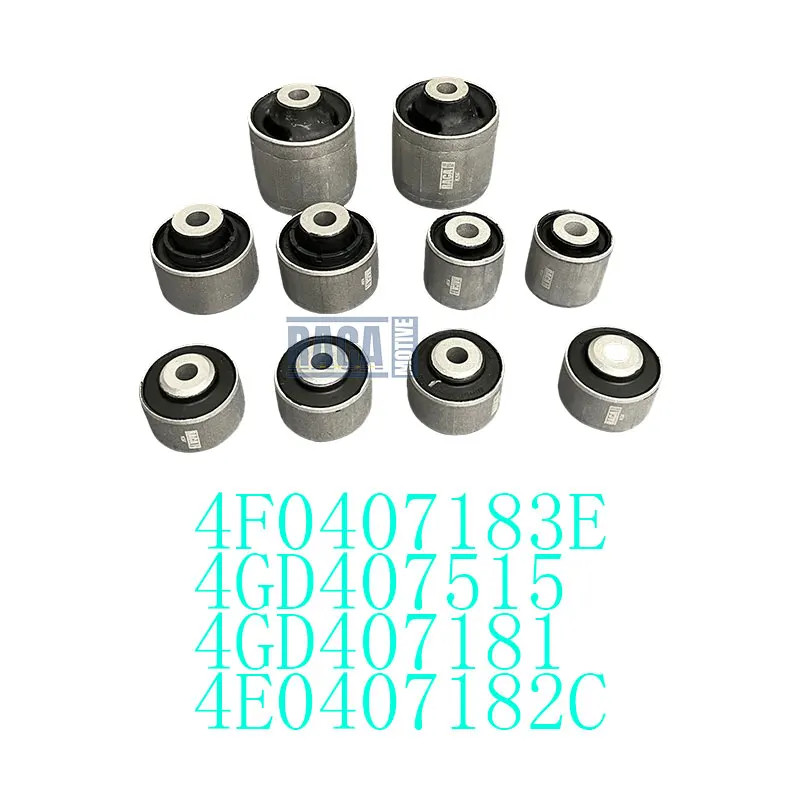 10PCS Front Control Guide arm bushing Rubber Bush For Audi A4 A5 A6 A7 A8 Q5 4F0407183E 4GD407515 4