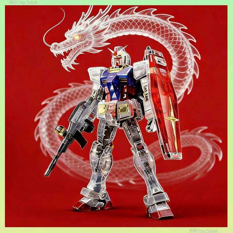 CHANGLONG 5501 Model Hg 1/144 RG 2.0 RX-78-2 Color transparency Model Kit Collection Assembly Actio