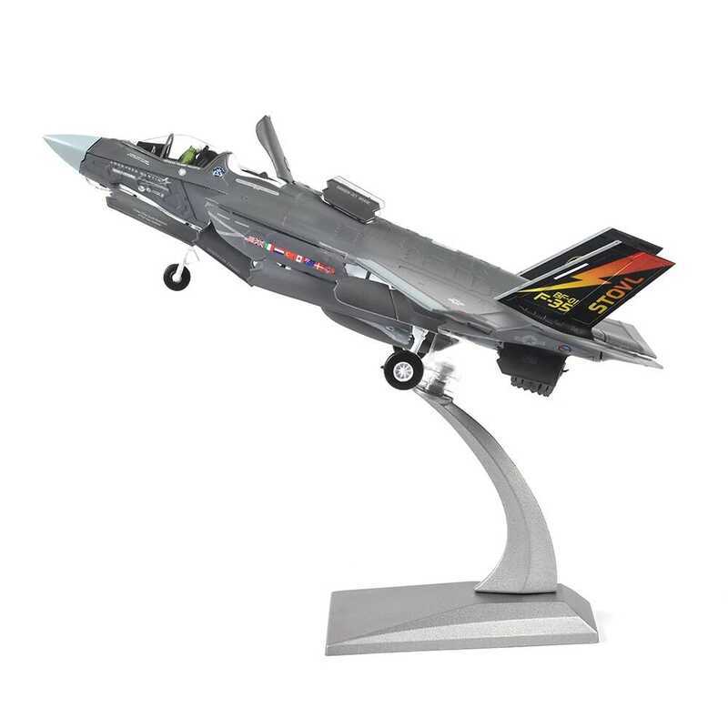 C JASON TUTU 1/72 Scale Diecast Metal F35b Fighter F-35 Lightning II Aircraft Model Plane GIFT