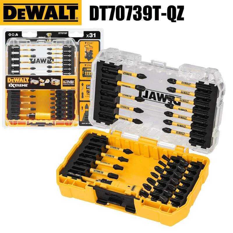 C DEWALT Dt7073t-Qz 31Pcs Drill Bits Package 25Mm-57Mm 1/2/3 Pz1/2/3 T20/25/30 Wood/Metal Power Too