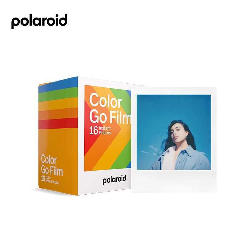 PoroidGo PoroidGo กระดาษภาพถ่ายสีม่วงหมอกสีสันสดใส Polaroid GO Polaroid Black Frame White Frame Film