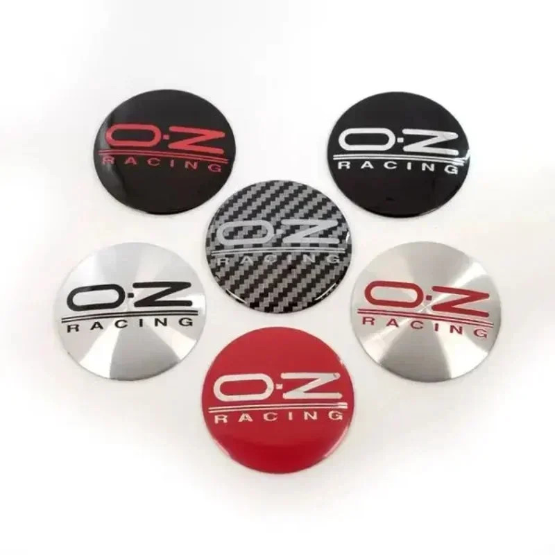 4pcs 55mm OZ Racing Car Wheel Center Hub Caps O.Z Logo Badge Emblem Sticker Cap Cover Wheel Rim Dec