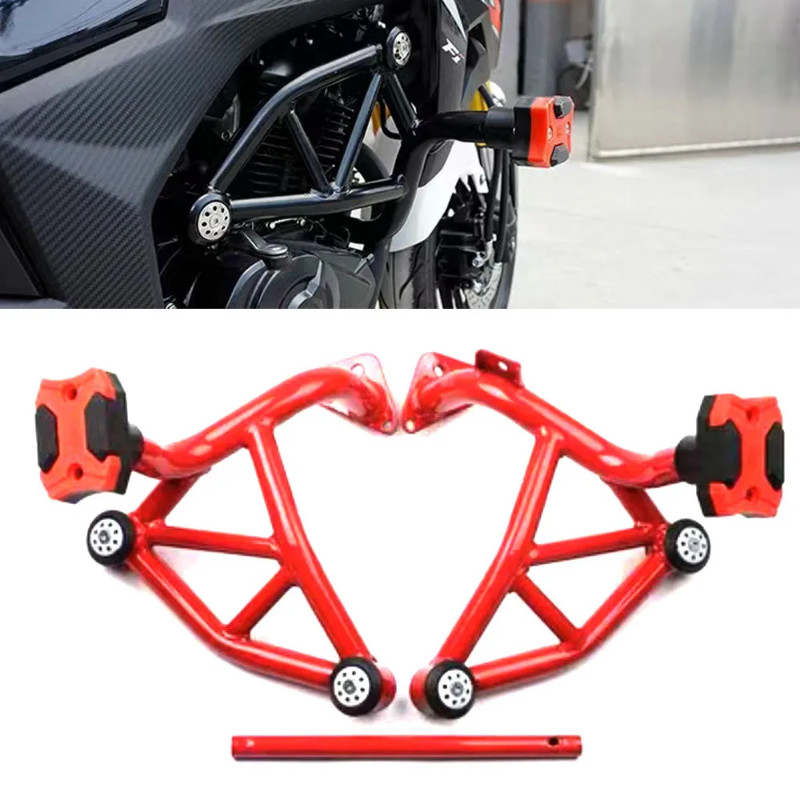 Motorcycle Fit HAOJUE DR160 / DR160S / DR150 / DR150S Crash Bars Bumpers Tank protector Cover For H