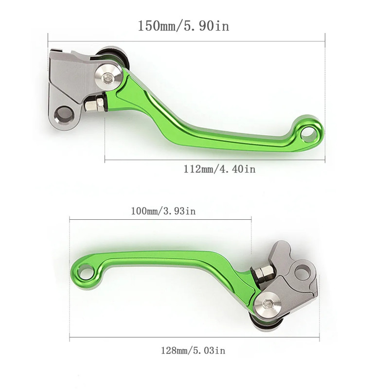 For Kawasaki KX 65 85 125 250 250F KX65 KX85 KX125 Brake Clutch Lever Aluminum Moto Dirt Pit Bike M