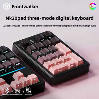 EWEADN NK20PAD ไร้สายบลูทูธจํานวนPadด้านข้างพิมพ์แป้นพิมพ์ตั…