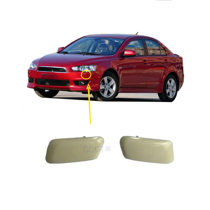 1 or 2 Piece LHD Headlight Spray Nozzle for Lancer 8264A037 CX CY CZ Headlamp Washer Cover for Fort