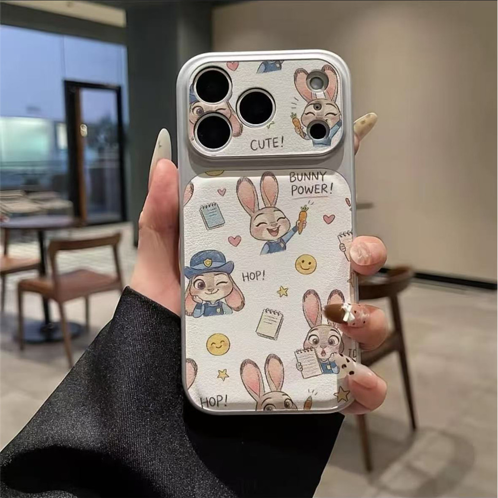 น่ารัก Zootopia Nick Judy การ์ตูนคู่หนังเคสโทรศัพท์สําหรับ OPPO Reno 15f 14f 13f 12f 11f 11 12 14 15 Pro Max 7z 8z 8t 5G