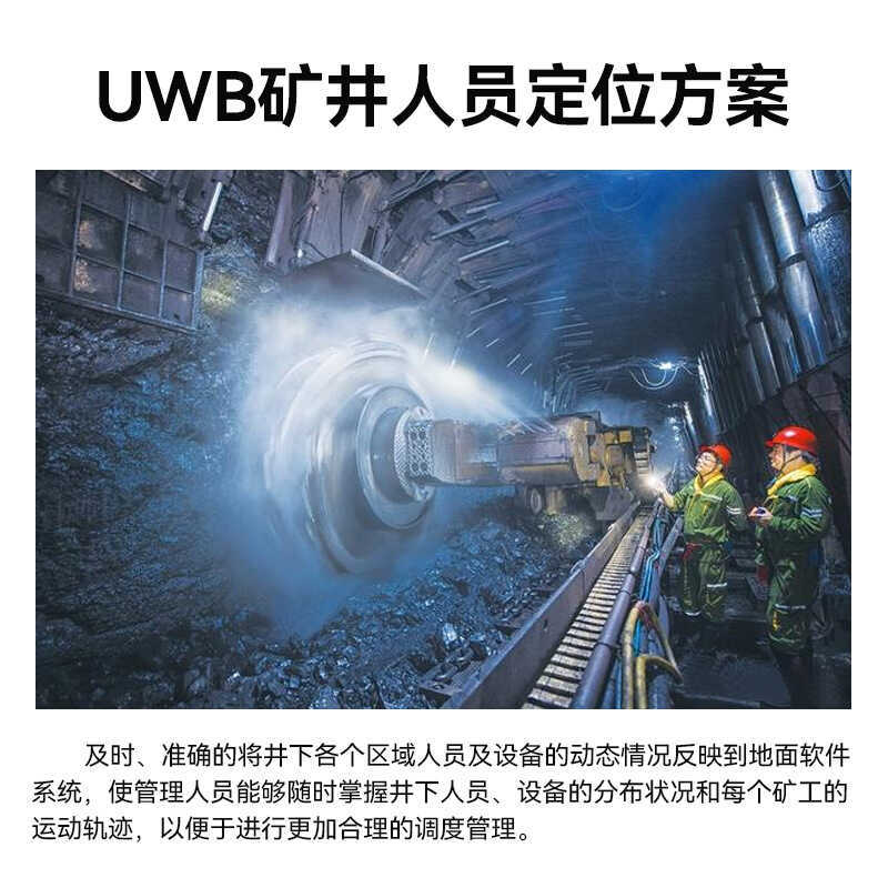 UW B โมดูลสถานีฐานกว้างพิเศษ DW1000 อุปกรณ์หน้าขุดตําแหน่งอุปกรณ์บุคลากรแร่แผนตําแหน่ง