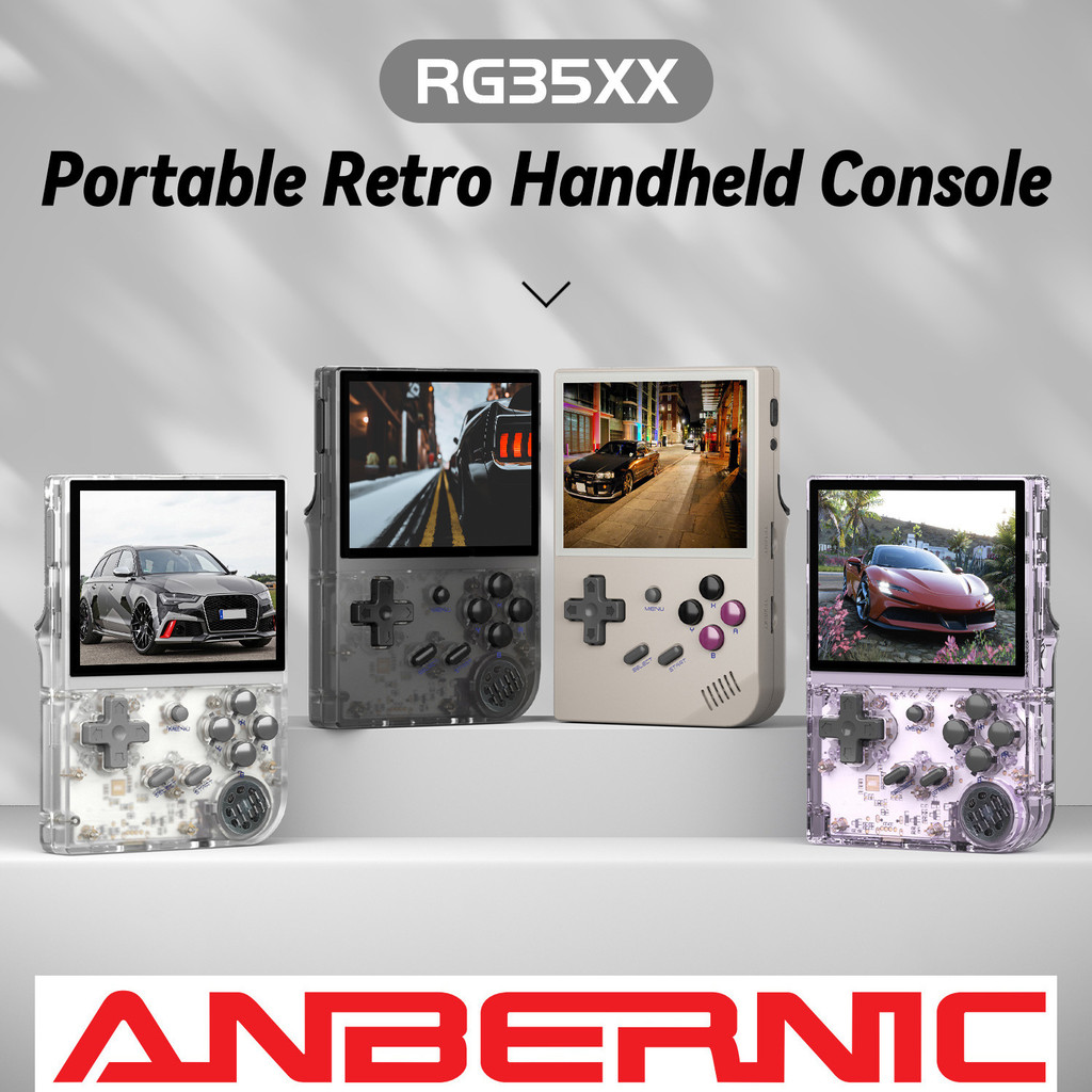 th ANBERNIC RG35XX 2024 Retro แบบพกพาคอนโซลเกมมือถือเปิดแหล่ง Retro Handheld
