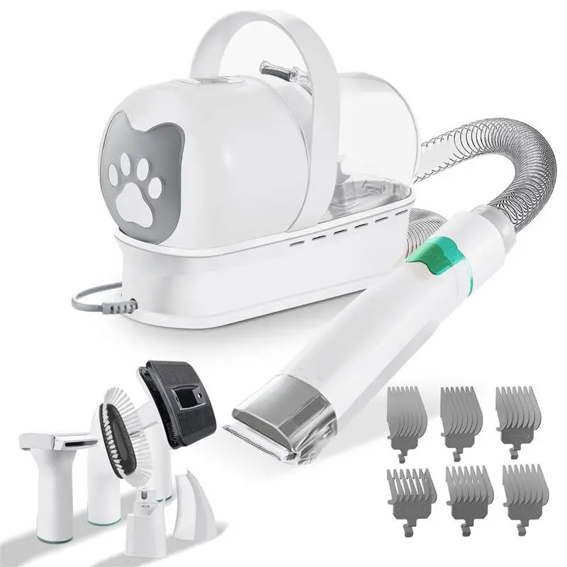 7 In 1 Multifunctional Pet Hair Trimmer For Dogs And Cats Vacuum Cleaner, Trimmer And Shaving Machi