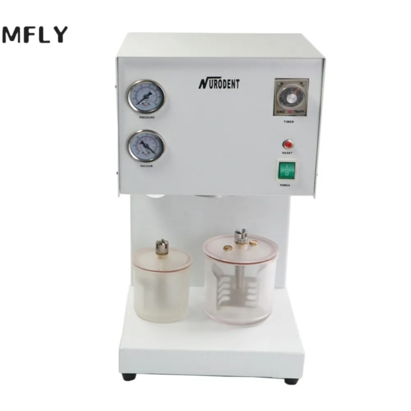 S-901 Dental Vacuum Mixer Technician Alginate Material Mixing Machine Oral Plaster Embedding Materi
