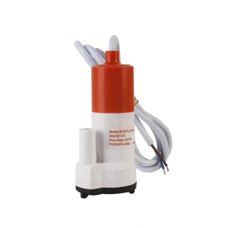12V 12L/min 16L/min 6m High-lift Mini Submersible Pump Portable DC Electric RV Food Grade Small Wat