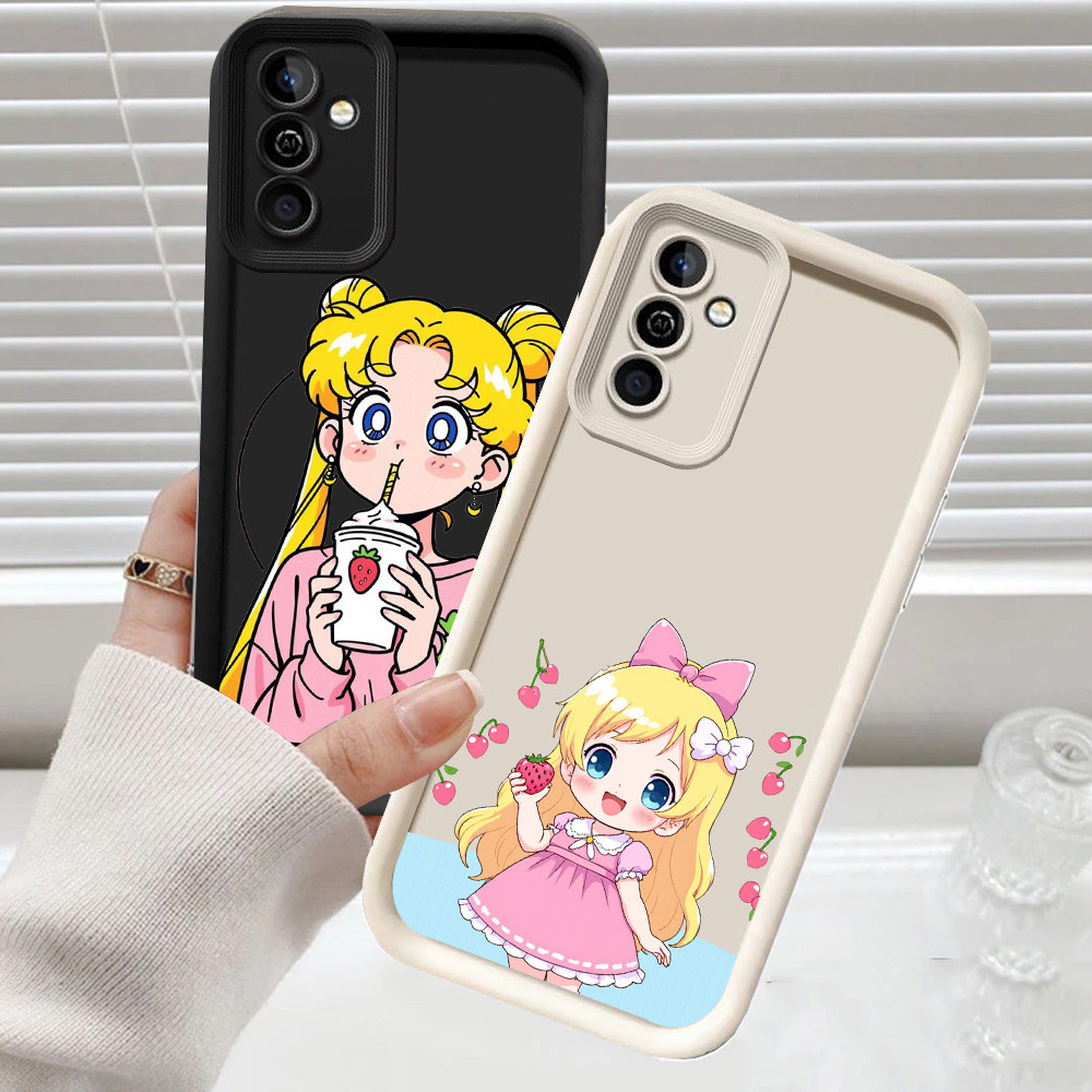 CH47 Sailor Moon Soft Casing สําหรับ Samsung Galaxy A13 A32 A23 A33 5G เคสป้องกัน