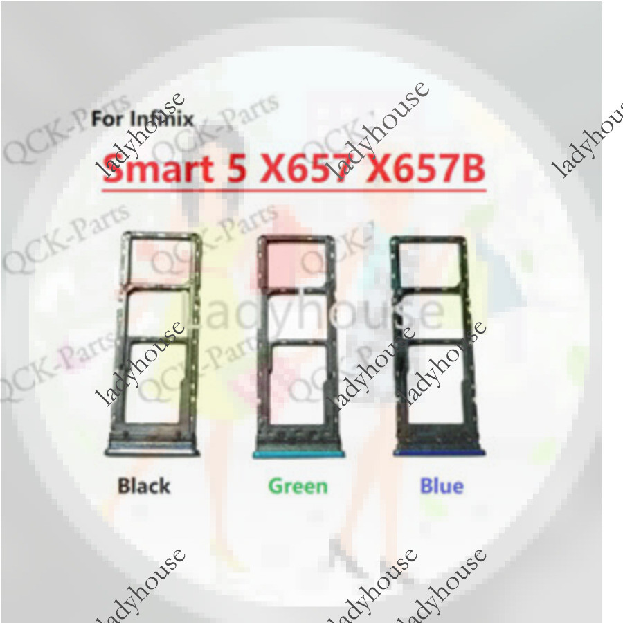 สําหรับ Infinix Smart 5 X657 X657B X657C ซิมการ์ดถาดผู้ถืออะไหล่