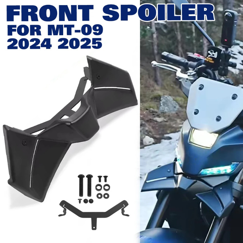 For Yamaha MT-09 MT 09 SP 2024-2025 MT09 Front Downforce Spoiler Naked Frontal Spoilers Winglet Aer