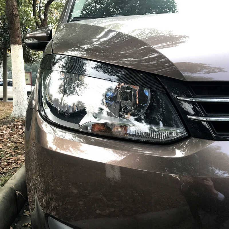 เหมาะสําหรับ Volkswagen Turan touran11-15 Light Eyebrow ไฟหน้ารถสติกเกอร์การปรับเปลี่ยนภายนอกอุปกรณ์