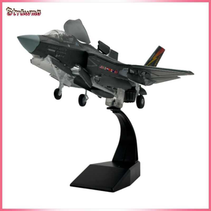 Phennovo F35B Fighter 1/72 รูปปั้นจําลองพร้อมขาตั้งโมเดลเครื่องบินโลหะผสมสําหรับห้องนั่งเล่น Cafe Di