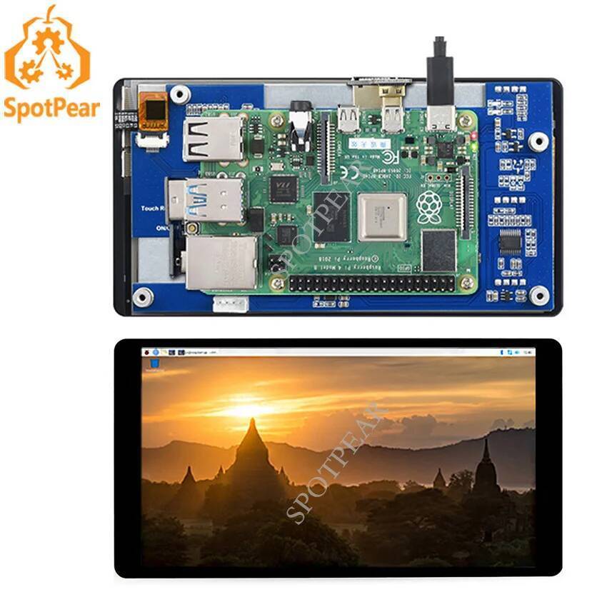 Raspberry Pi 5.5 นิ้ว 2K จอแสดงผล LCD 14402560 หน้าจอสัมผัส IPS MIPI TO HDMI สําหรับคอมพิวเตอร์พีซี