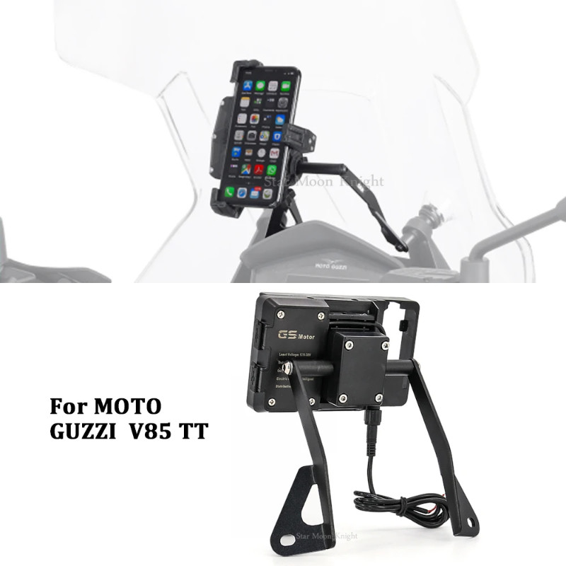 For MOTO GUZZI V85 TT 2019 - 2022 Motorcycle windshield Stand Holder Phone Mobile Phone GPS Navigat