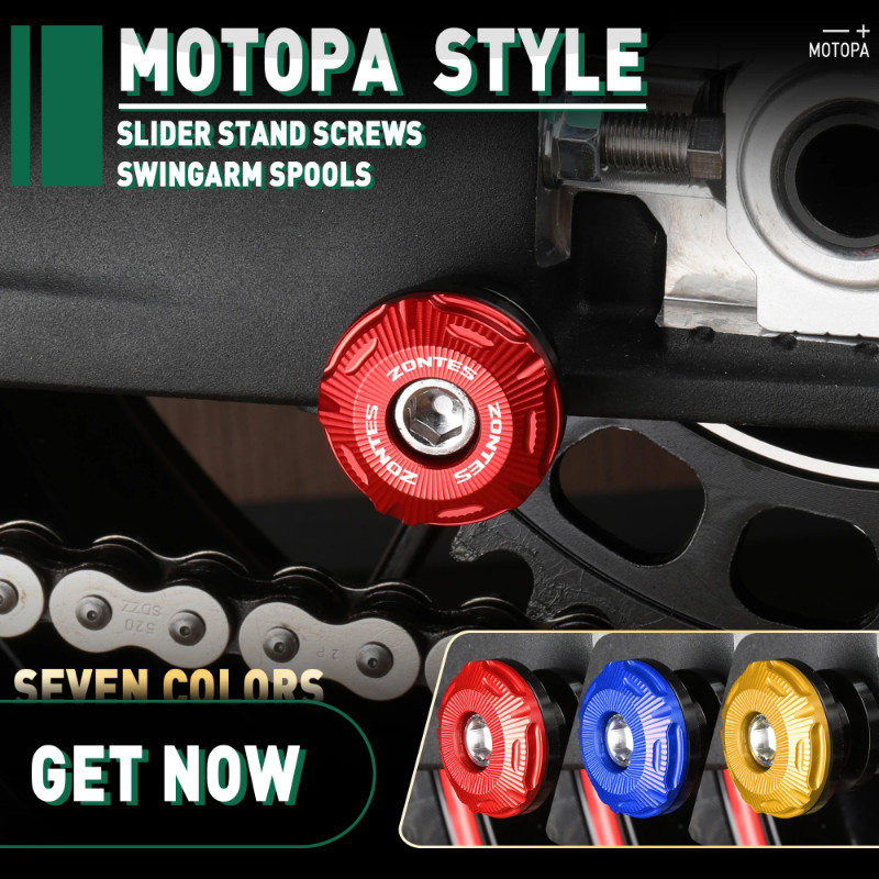 For Zontes ZT125 G1 125 G1 ZT125U ZT 125 U ZT 310R 310X ZT310R Motorcycle Accessories 8mm Swingarm