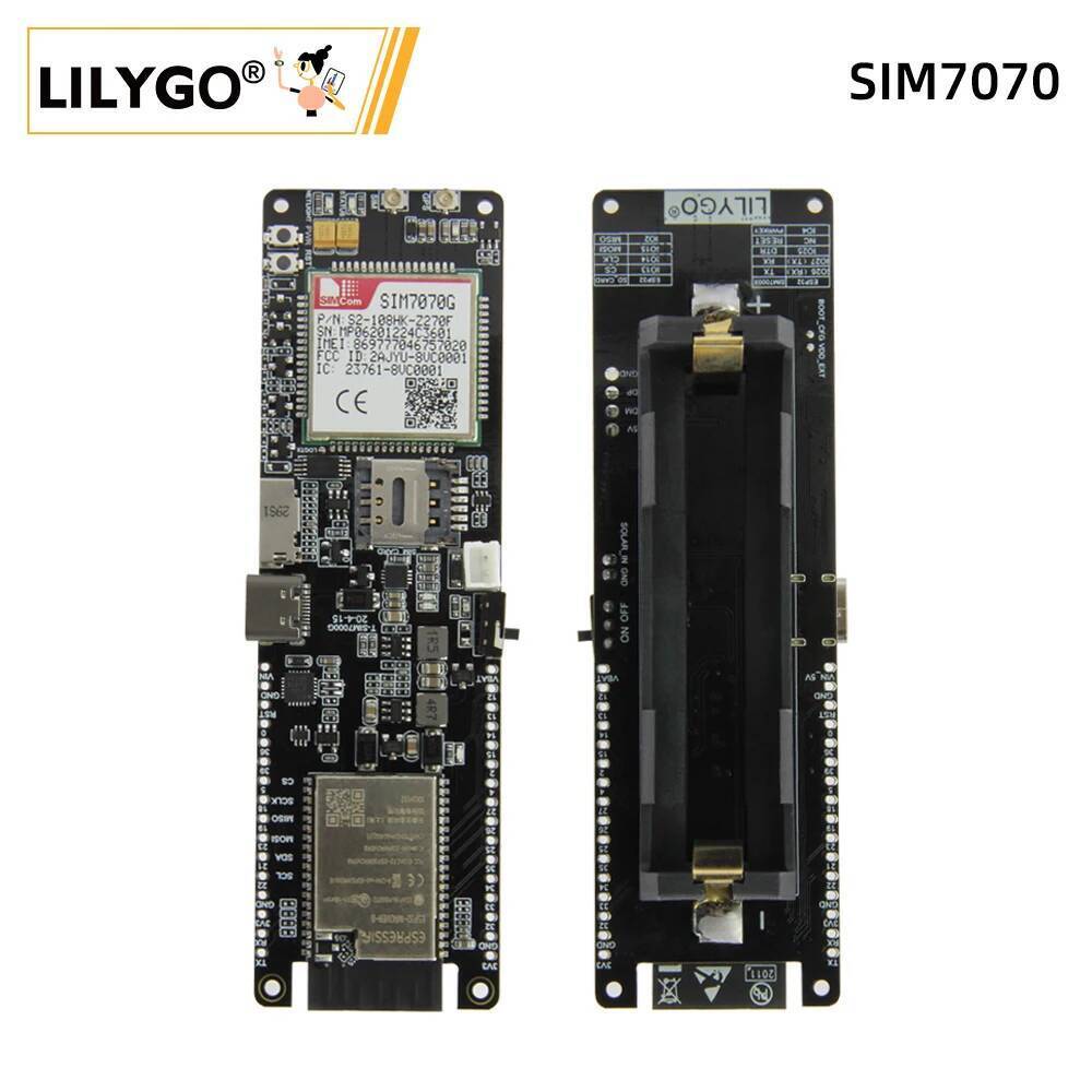 ลิลลี่โก® TTGO T-SIM70G ESP32 บอร์ดพัฒนาซิม, รองรับ LPWA Cat-M/Cat-NB/GPRS/EDGE, โมดูลบลูทูธ WIFI สํ