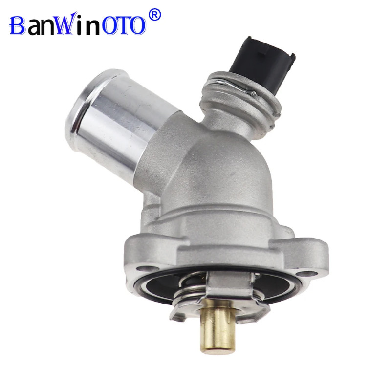 Aluminum Engine Cooling Thermostat Housing Cover Assembly fit for Chevrolet Spark Beat Matiz 1.2L 2