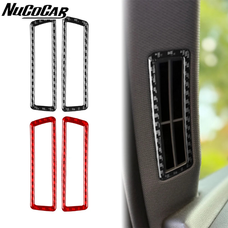 For BMW 5 Series i5 G60 G68 2024 2025 Carbon Fiber A-pillar Air Outlet Vent Panel Car Accessories I