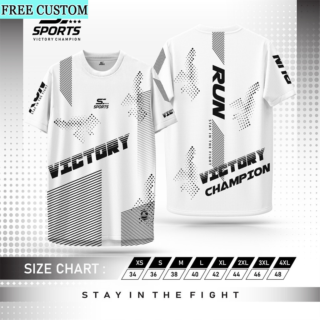 SC Sports Jerseys พิมพ์ลายไทย ขาว ใส่กลางแจ้งสบาย