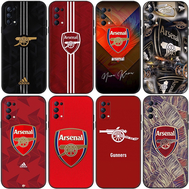 OPPO Reno 8T 7 lite 7z 5G 6 4G 11F 12F 12FS 12 เคสโทรศัพท์ TPU ฝาครอบป้องกันแบบนุ่ม Arsenal FC (K-3)