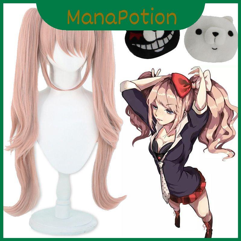 เส้นใยสังเคราะห์แฟชั่น Danganronpa Junko Enoshima คอสเพลย์ผู้ใหญ่สําหรับวิกผม