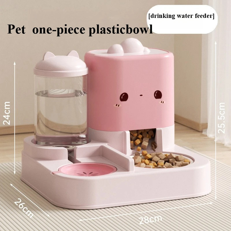 Cartoon Cat Dog Water Feeder Bowl Pet Products Supplies Water Dispenser Cat Feeders Item Accessorie