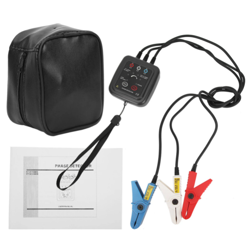 AC 70-1000V ETCR1000C Non Contact Phase Sequence Detector Magnetic Base Phase Meter new