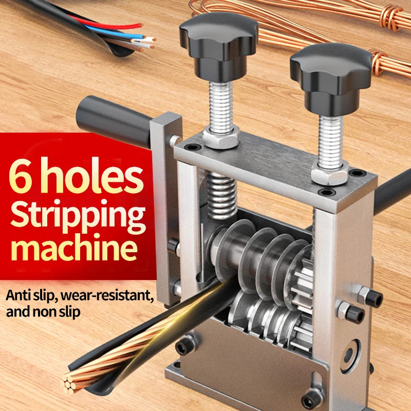 Fully Automatic Wire Stripping Machine For Scrap Copper Wires Household Wires And Cables Peeling El