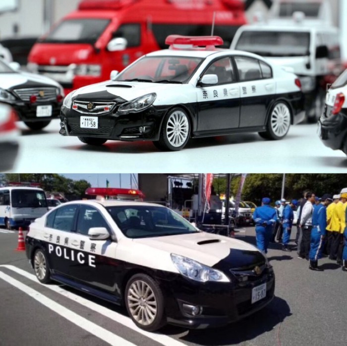 RaiS Jingshang Subaru Legacy Subaru Legacy B4 2.5 GT 1: 43 รถตํารวจญี่ปุ่น