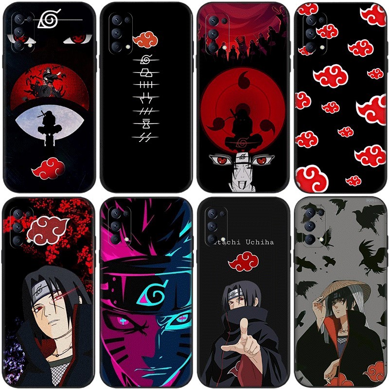 นารูโตะอิทาจิอุจิวะสําหรับOPPO A17 A17K A37 Neo 9 A38 A18 A39 A40 A53 A32 A54 A55 A57 A57Sเคสโทรศัพท