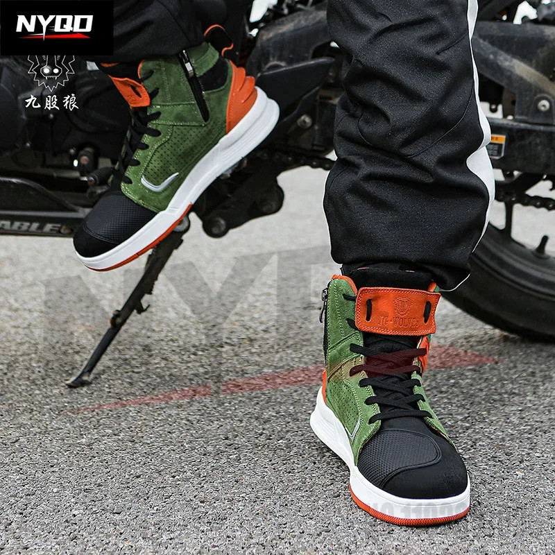 motorcycle shoes Men motorcycle shoes off-road racing boots Motorcycle equipment Knight boots botas