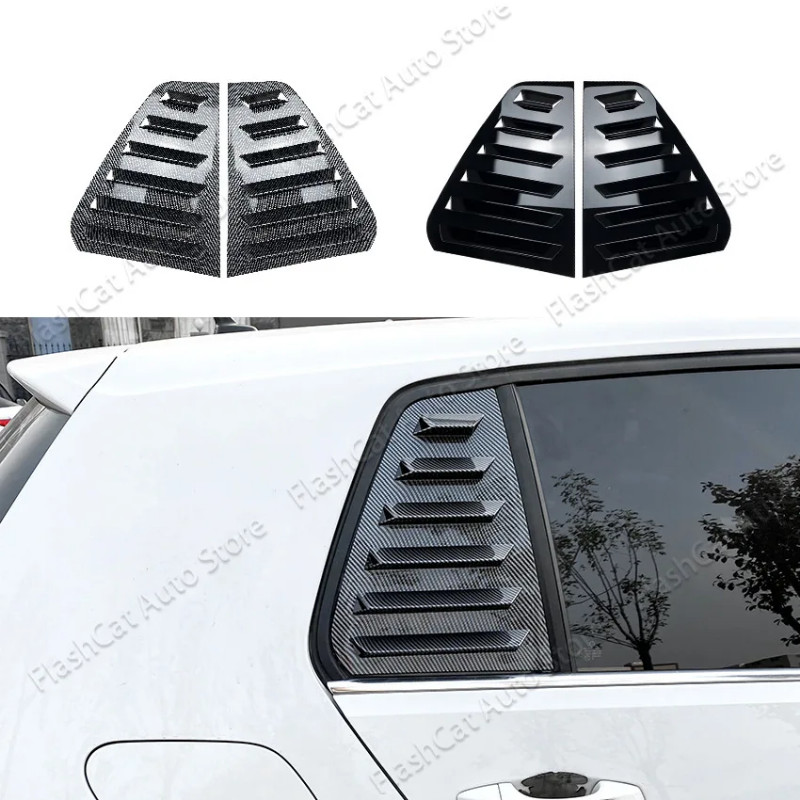 Rear Windows Side Vents Shutter Louver Cover For VW GOLF 6 GOLF 7 GOLF 7.5 GOLF 8 MK7/7.5/8/4 GOLF